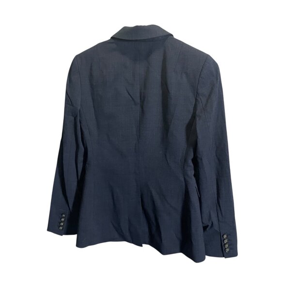 Banana Republic Womens Navy Blazer Size 0 Stretch Single Button - Picture 4 of 4